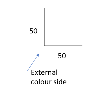 50x50 External colour side