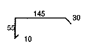 Barge Flashing to suit Longspan