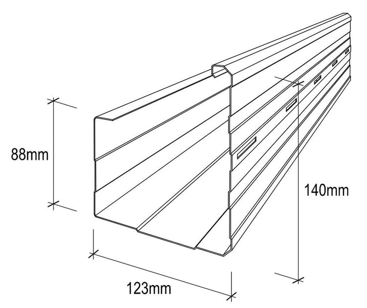 Fascia Gutter Dimensions
