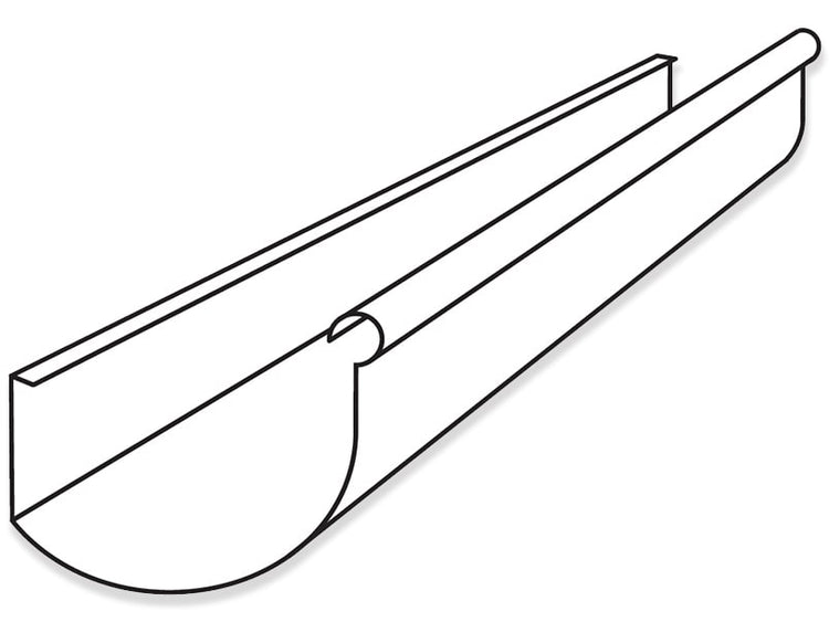 150mm Flat Back Gutter