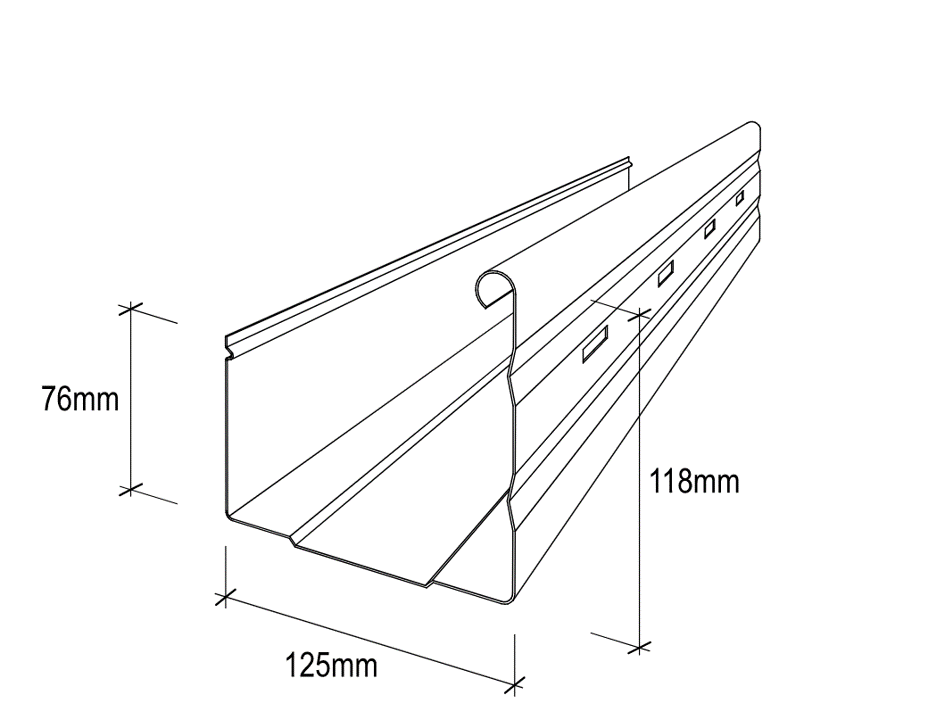 S Pattern Gutter Roofing Direct AU