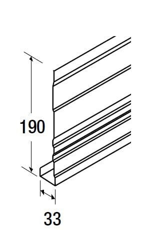 Fascia Cover Dimensions