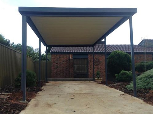 Skillion Carport Single
